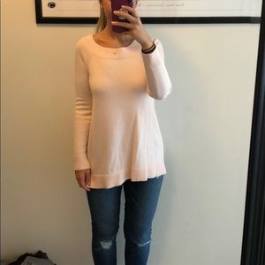 Light pink LOFT sweater